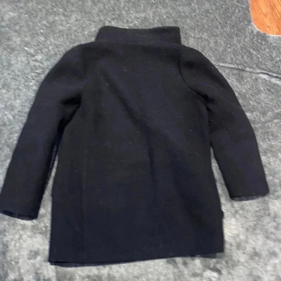 J-crew black Mercantile wool coat  Sz 8 - Picture 11 of 14
